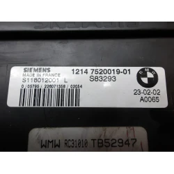 ENGINE CONTROL UNIT Mini One / Cooper / Coope 2002 1.6 12147520019