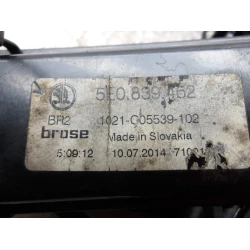 WINDOW MECHANISM REAR RIGHT Škoda Octavia 2014 COMBI 1.2 TSI AUT. 5e0839462