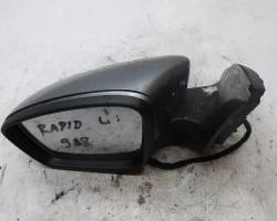 MIRROR LEFT Škoda RAPID 2012 1.6 TDI 5JB857507A 9B9