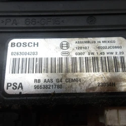 računalnik razno Citroën C5 2012 2.0 HDI TOURIER 9663821780 0263004203
