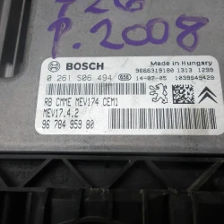 ENGINE CONTROL UNIT Peugeot 2008 2015 1.6 16V 9678495980 0261s06494