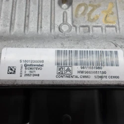 ENGINE CONTROL UNIT Peugeot 5008 2015 1.6 HDI 9811651980 1609379580