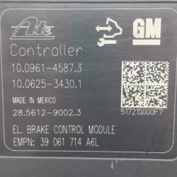 ABS CONTROL UNIT Opel Zafira 2017 TOURIER 1.4 TURBO 39061714 A6L  39061712