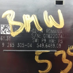 LIGHT SWITCH BMW 3 2014 318 D 9265305