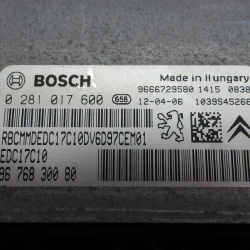 RAČUNALNIK MOTORJA Citroën BERLINGO 3 2012 1.6 HDI 9676830080        0281017600