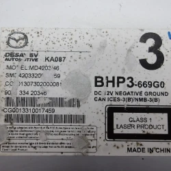 RADIO Mazda Mazda3 2013 2.0 I G120 BHP3669G0